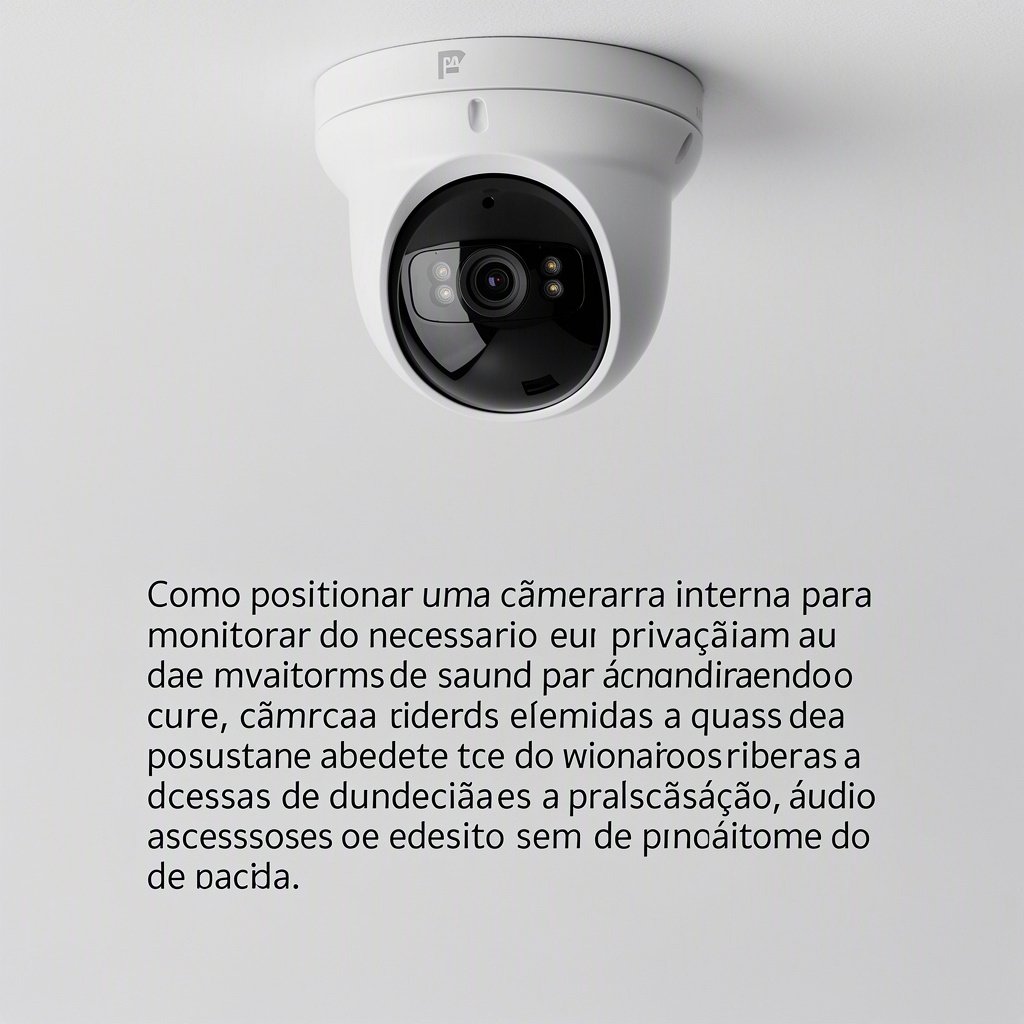 Como posicionar uma câmera interna para monitorar o necessário sem invadir a privacidade