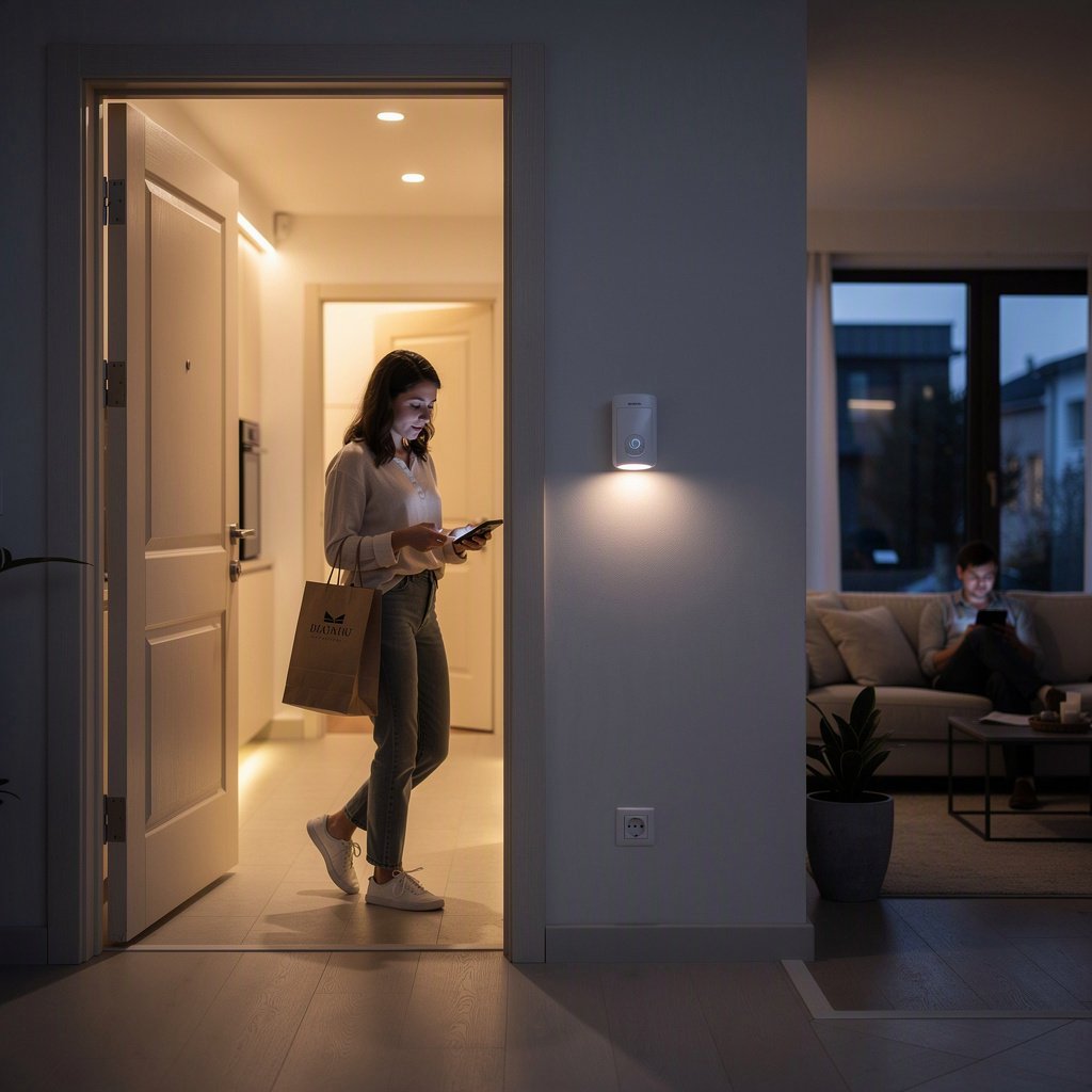 Rotina de chegada em casa: como automatizar a iluminação de boas-vindas