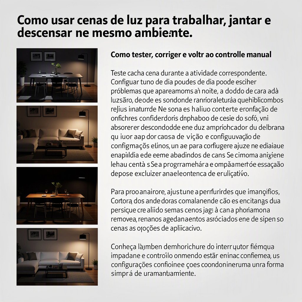 Como testar, corrigir e voltar ao controle manual
