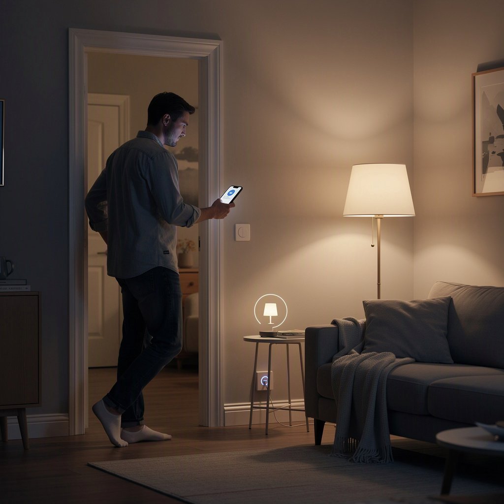 Exemplo hipotético: uma luz que costuma ficar esquecida