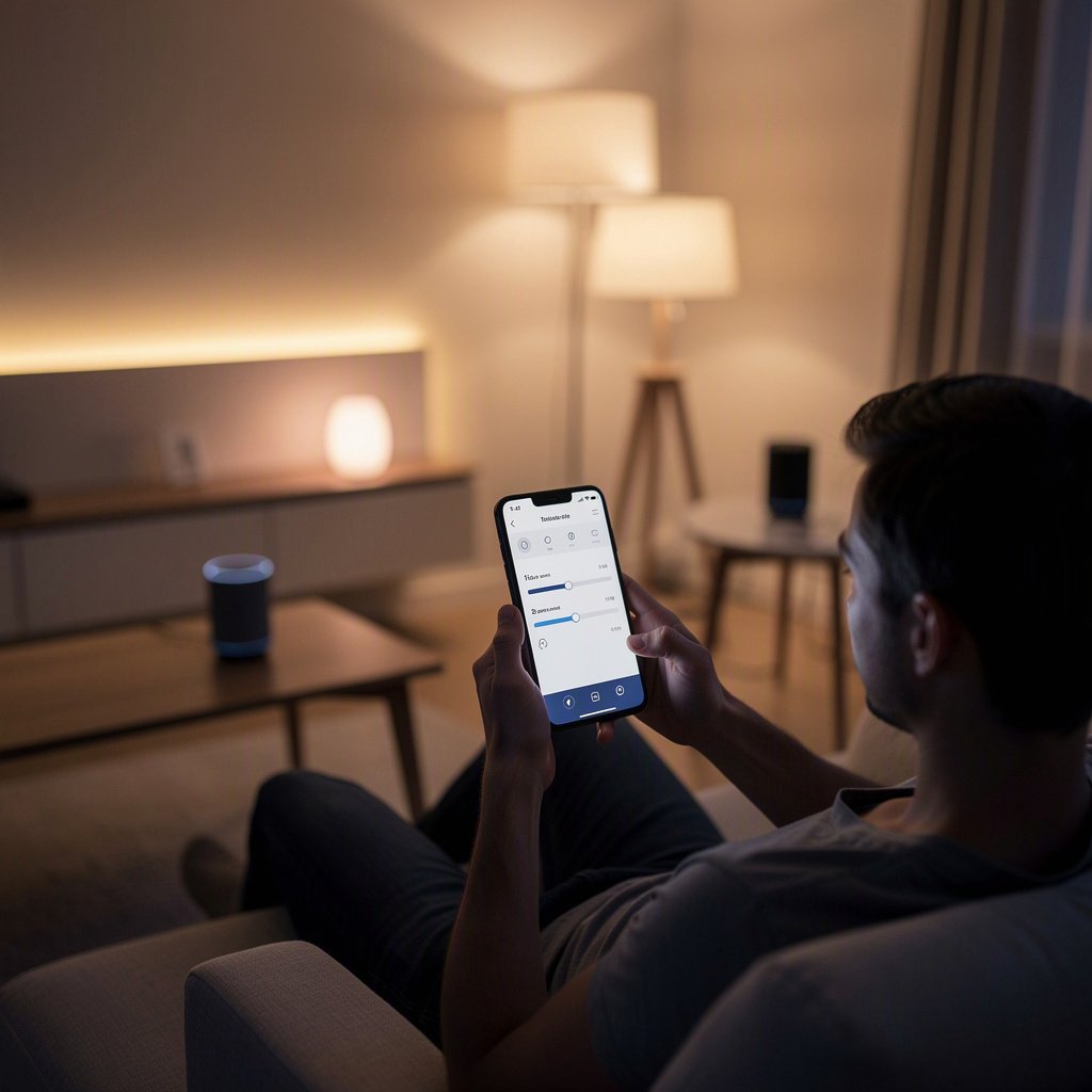 Como controlar as luzes pelo celular sem depender de comandos de voz