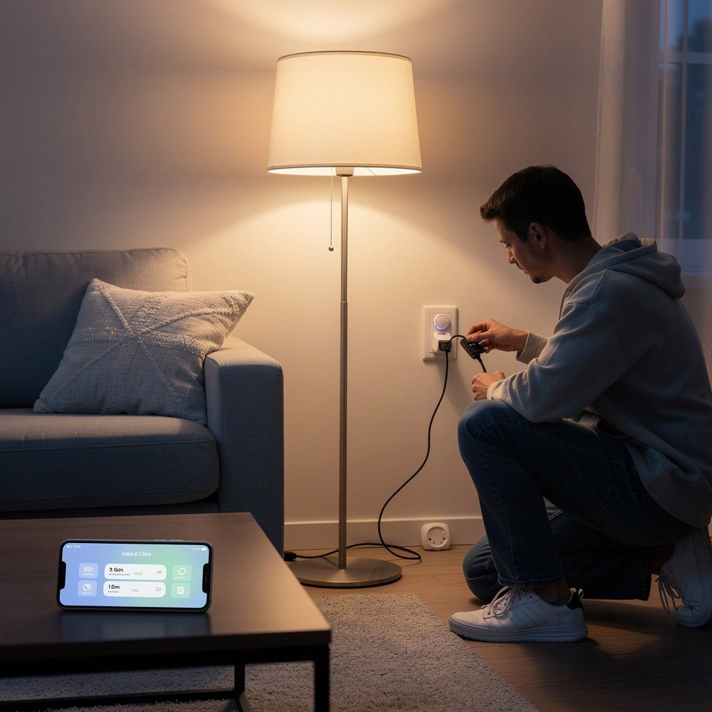 Como programar uma luminária com tomada inteligente de forma prática